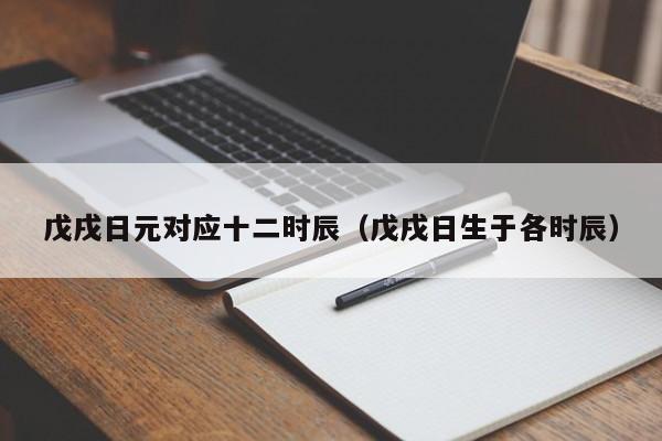 戊戌日元对应十二时辰（戊戌日生于各时辰）