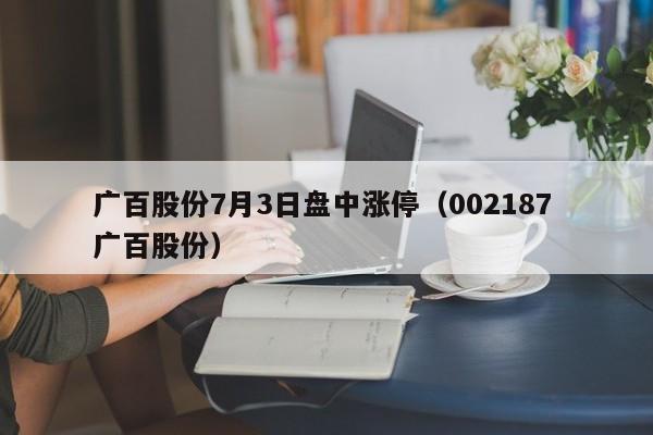 广百股份7月3日盘中涨停（002187 广百股份）