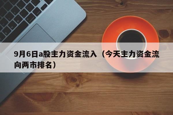 9月6日a股主力资金流入（今天主力资金流向两市排名）